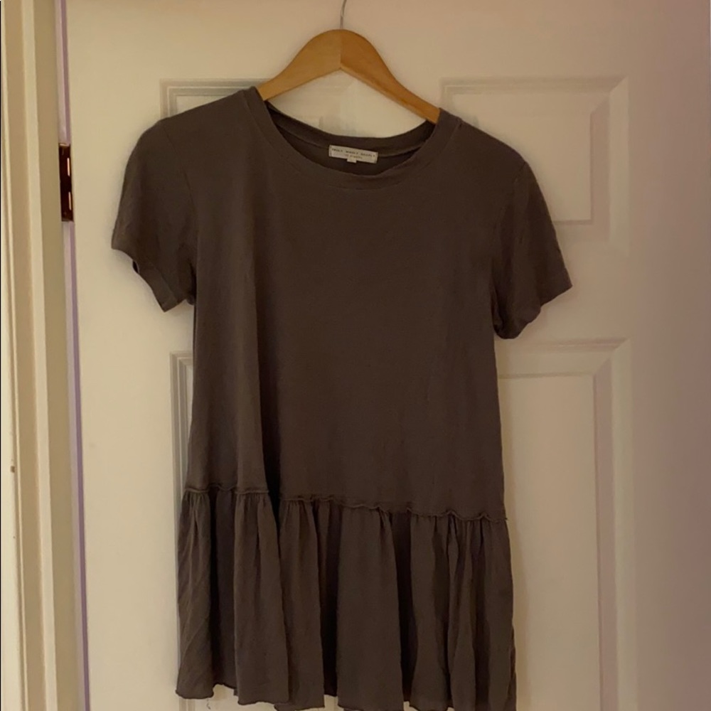 Truly Madly Deeply Peplum Jersey Top